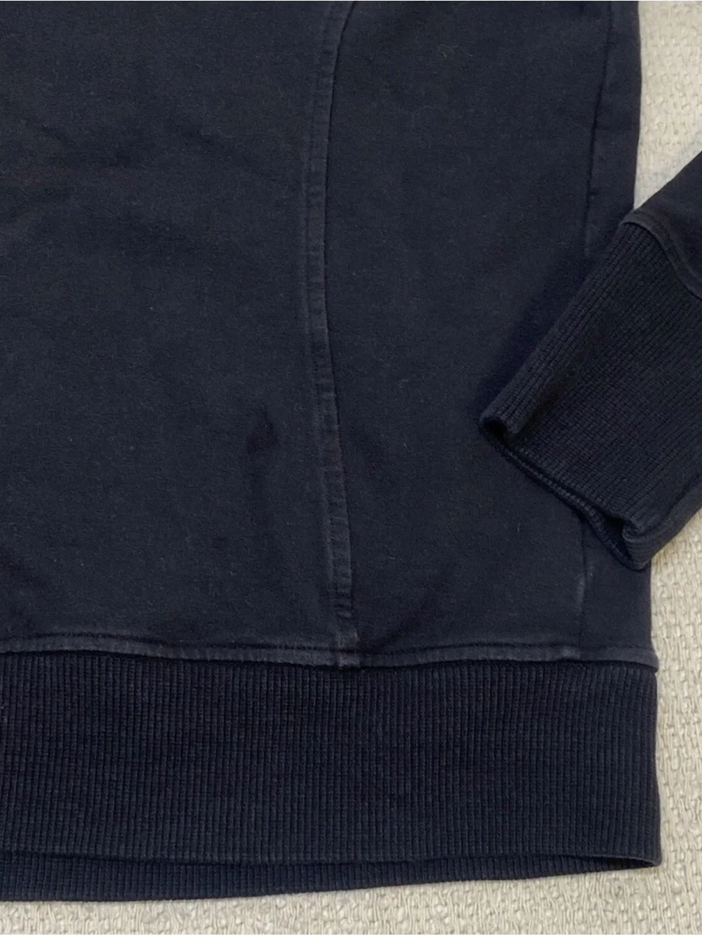 Lululemon Scuba Crew Stretch French Terry in Black - Picture 10 of 11